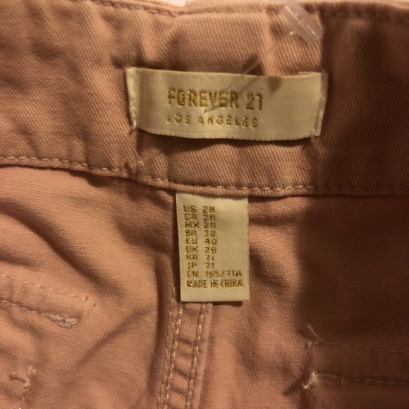 NWT Forever 21 Womens pink Shorts Size 28 - Picture 4 of 4